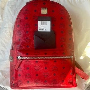 NWT X-Large MCM Stark Side Studs Backpack MMKAAVE09XC001
